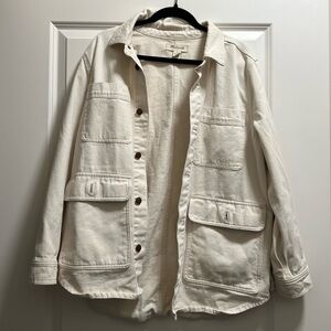 Madewell Off-White Utility Jacket
